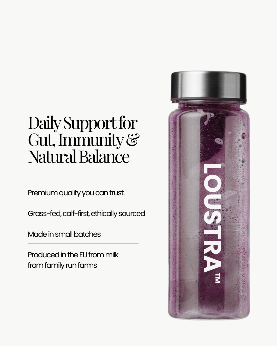 Vital Tonic: Bovine Colostrum + Freeze-Dried Aronia