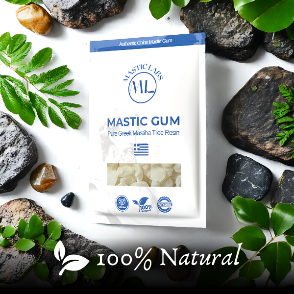 Pure Greek Chios Mastic Gum (Pistacia Lentiscus) - Large Tears