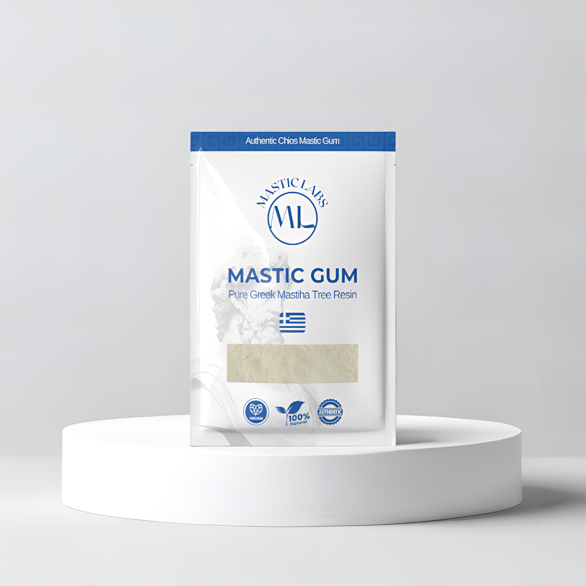 Pure Greek Chios Mastic Gum Mastiha (Pistacia Lentiscus) - Powder - Mastic Labs